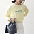 【SHIPS any別注】MONMIMI:〈洗濯機可能〉ロゴ プリント ロンTEE 25SS