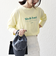 【SHIPS any別注】MONMIMI:〈洗濯機可能〉ロゴ プリント ロンTEE 25SS
