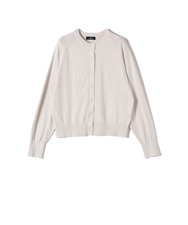 SHIPS Primary Navy Label:SUVIN クルーネック カーディガン