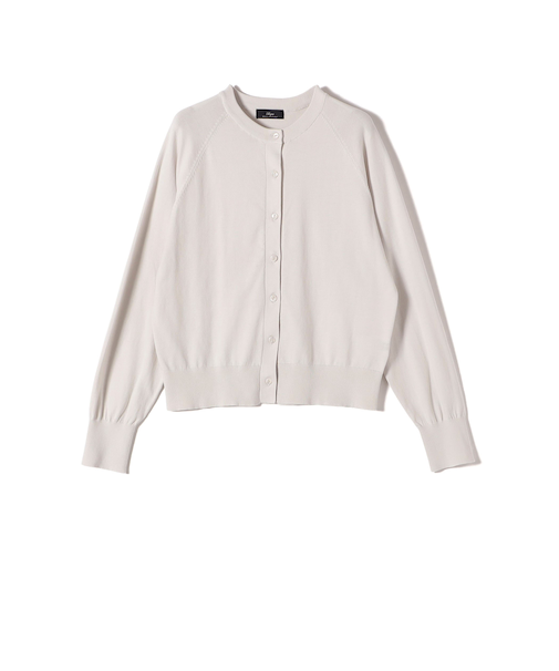 SHIPS Primary Navy Label:SUVIN クルーネック カーディガン