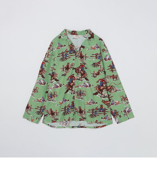 TOWNCRAFT: プリント パジャマ シャツ ジャケット