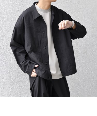 SHIPS any:〈撥水/軽量/ストレッチ〉SOLOTEX(R) シアサッカー トラック 