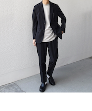 SHIPS any:〈撥水/軽量/ストレッチ〉SOLOTEX(R) シアサッカー セットアップ スーツ 25SS◇