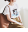 ANGE IN DISGUISE:〈手洗い可能〉コットン フォト & ロゴ TEE