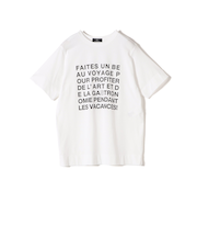 SHIPS Primary Navy Label:ロゴ TEE