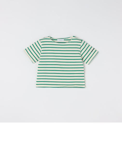 SHIPS any:  マリンボーダー ボートネック Tシャツ<KIDS>