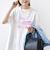 【SHIPS別注】81BRANCA:ロゴ 5分袖 TEE