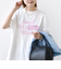 【SHIPS別注】81BRANCA:ロゴ 5分袖 TEE