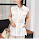〈手洗い可能〉IMPERIAL LINEN Wポケット ノースリーブ シャツ