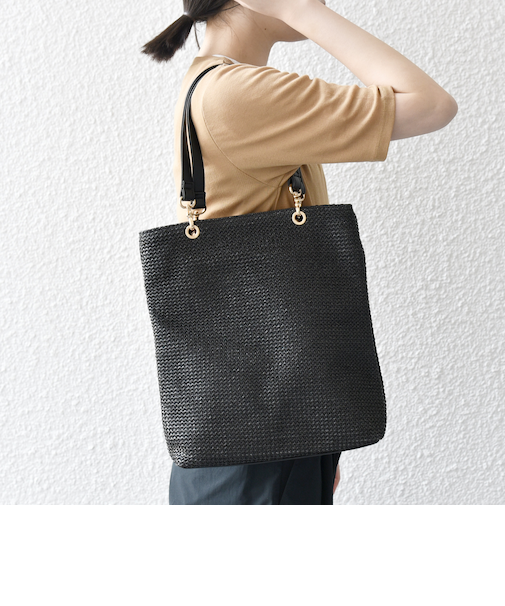 SHIPS any: スクエア メッシュ ハンドル トート バッグ 25SS