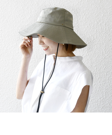 SHIPS any:〈UVカット/接触冷感/手洗い可能〉ブリム ハット