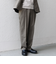 SHIPS any:〈接触冷感/遮熱等〉ハイブリッド リネン イージーパンツ (セットアップ対応)25SS◇