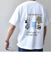 SHIPS any: SNOOPY コラボ NOT THERE グラフィック バック プリント Tシャツ◇