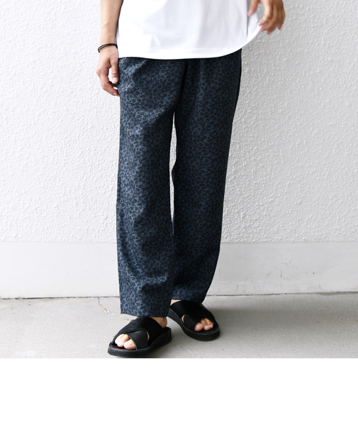 SHIPS any:〈洗濯機可能〉リネンライク セミワイド パンツ(セットアップ対応) 25SS◇