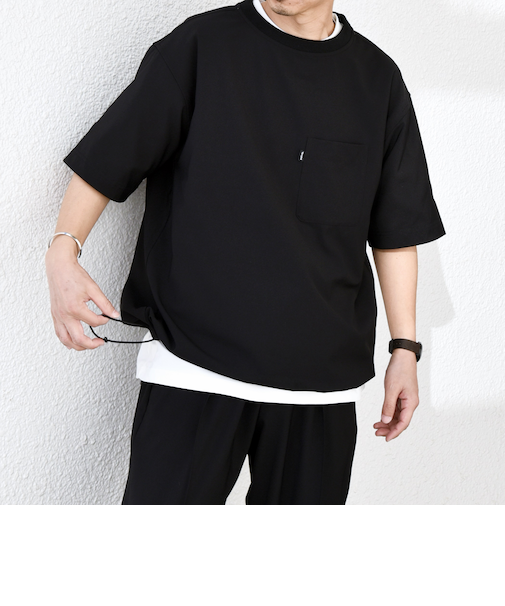 SHIPS any:〈吸水速乾〉Rapidry スピンドル リラックス Tシャツ(セットアップ対応)◇