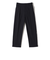 SHIPS Primary Navy Label:麻混 ストライプ ストレッチ テーパード パンツ