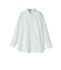 SHIPS Primary Navy Label:コットン タイプライター ビッグ シャツ