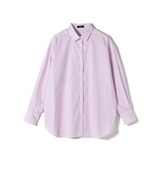 SHIPS Primary Navy Label:コットン タイプライター ビッグ シャツ