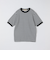 Slopeslow: Cotton interlock stripe crew neck T