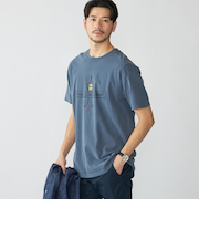 【SHIPS別注】THE DAY ON THE BEACH: ガーメントダイ プリント Tシャツ