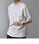SHIPS any:〈接触冷感〉ハイゲージリネン ミックス サマーニット モックネック Tシャツ◇