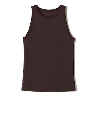 アメリカン スリーブ リブ タンクトップ