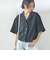 〈手洗い可能〉オープン カラー シャツ ジャケット