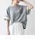 SHIPS any: ドライタッチ 吊り裏毛 ヴィンテージライク カレッジ スウェット Tシャツ◇