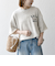 SHIPS any: ドライタッチ 吊り裏毛 ヴィンテージライク カレッジ スウェット Tシャツ◇