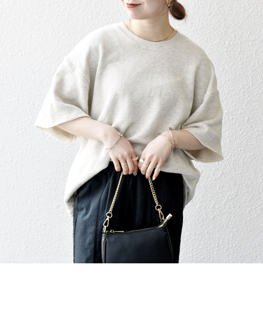 SHIPS any: ドライタッチ 吊り裏毛 ヴィンテージライク スウェット Tシャツ◇