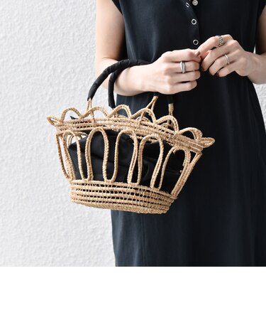 TARANGO: ラウンド カゴ バッグ 25SS