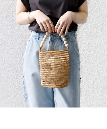 TARANGO: ボール ハンドル バケツ カゴ バッグ