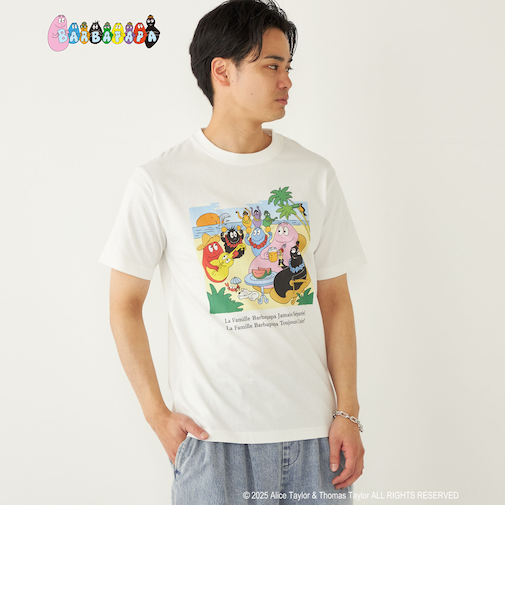 SHIPS Colors:バーバパパ プリント Tシャツ◇