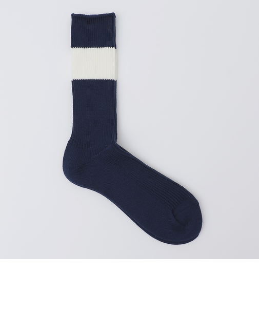 ANONYMOUS: シック ストライプ クルー ソックス