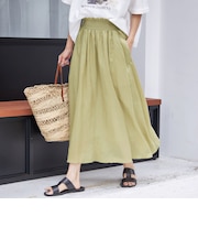 〈手洗い可能〉ラミー 4 ウエスト シャーリング スカート