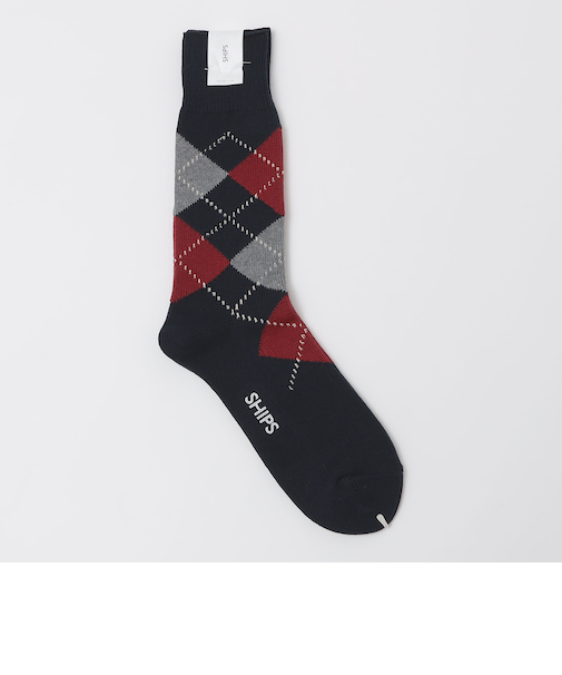 SHIPS: アーガイル クルー ソックス