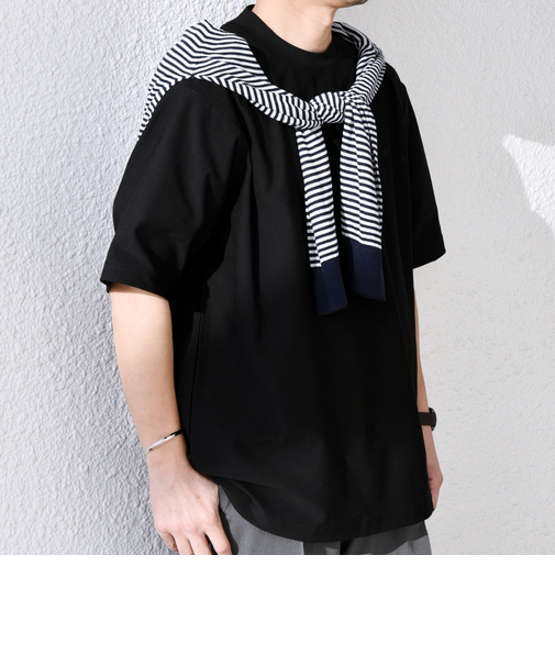SHIPS any: SOLOTEX(R) バックピケ スロープネック ジャケット Tシャツ◇