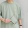 SHIPS any:〈撥水加工〉Teflon EcoElite(TM) 刺繍 バックプリント ロゴ Tシャツ◇
