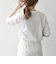 SHIPS any:〈UVカット/接触冷感/吸水速乾/洗濯機可能〉USAコットン ギャザー TEE