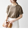 SHIPS any:〈UVカット/接触冷感/吸水速乾/洗濯機可能〉USAコットン ツイスト TEE