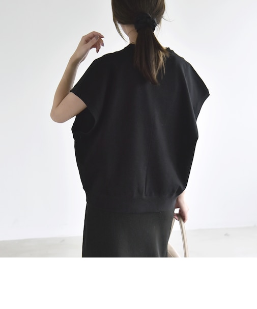 〈洗濯機可能〉ライト ポンチ コンパクト フレンチスリーブ TEE