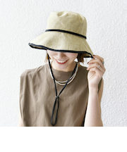 《一部追加予約》SHIPS any: ループ付き パイピング ハット