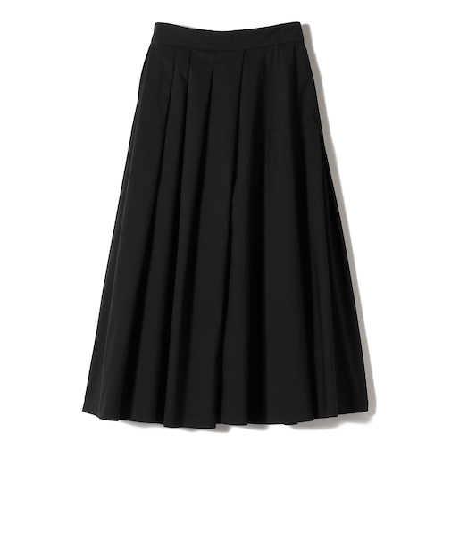 SHIPS Primary Navy Label:〈手洗い可能〉アシメ タック スカート