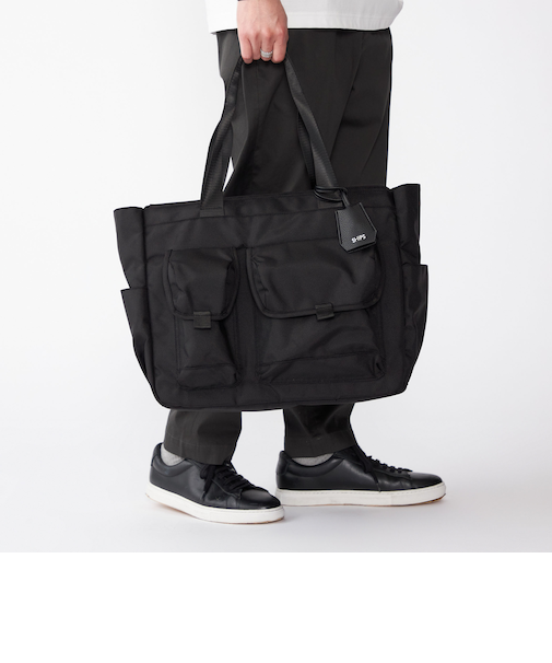 【WEB限定】SHIPS: ビズ ワイド ブリーフ トート バッグ