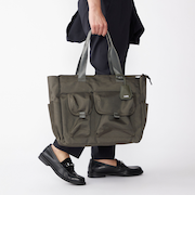 【WEB限定】SHIPS: ビズ ワイド ブリーフ トート バッグ