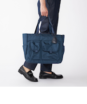 【WEB限定】SHIPS: ビズ ワイド ブリーフ トート バッグ