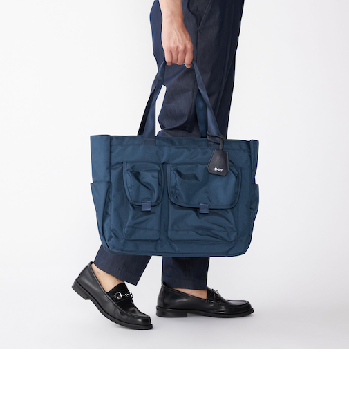 【WEB限定】SHIPS: ビズ ワイド ブリーフ トート バッグ