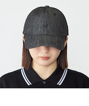 【WEB限定】SHIPS: ワンポイント ロゴ エンブロイダリー オーバーフィット デニム キャップ