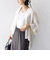 〈手洗い可能〉麻調 メッシュ 半袖 ビッグ シャツ