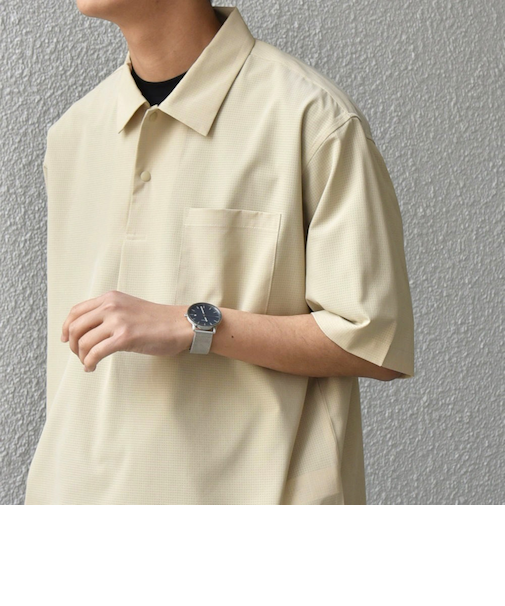 【WEB限定】SHIPS any:〈洗濯機可能〉エアタッチ メッシュ ポケット ポロシャツ◇